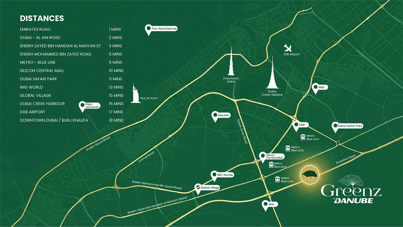 Greenz by Danube Location Map