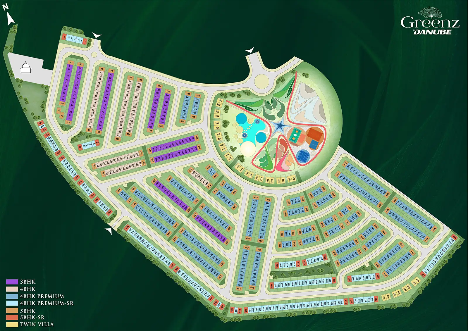 Greenz by Danube Master Plan