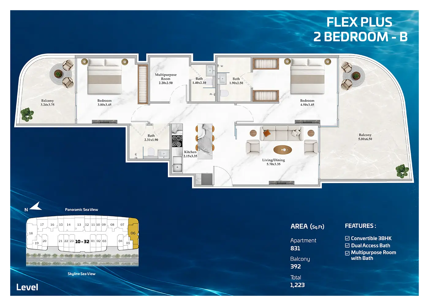 Shahrukhz Residences Floor Plan 11