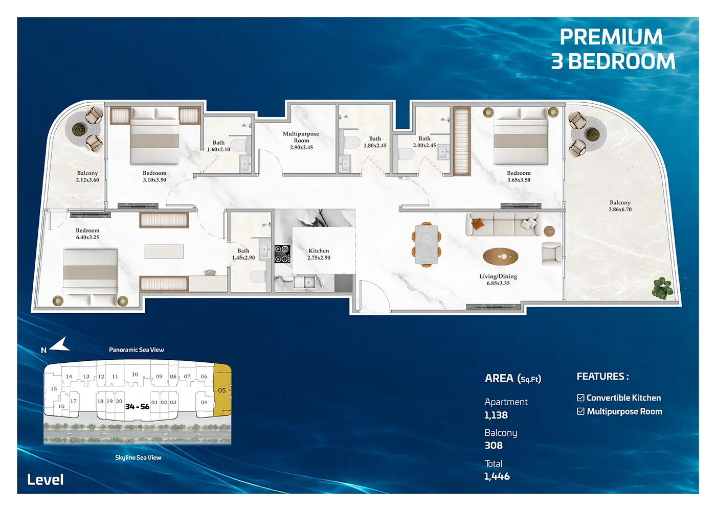 Shahrukhz Residences Floor Plan 13